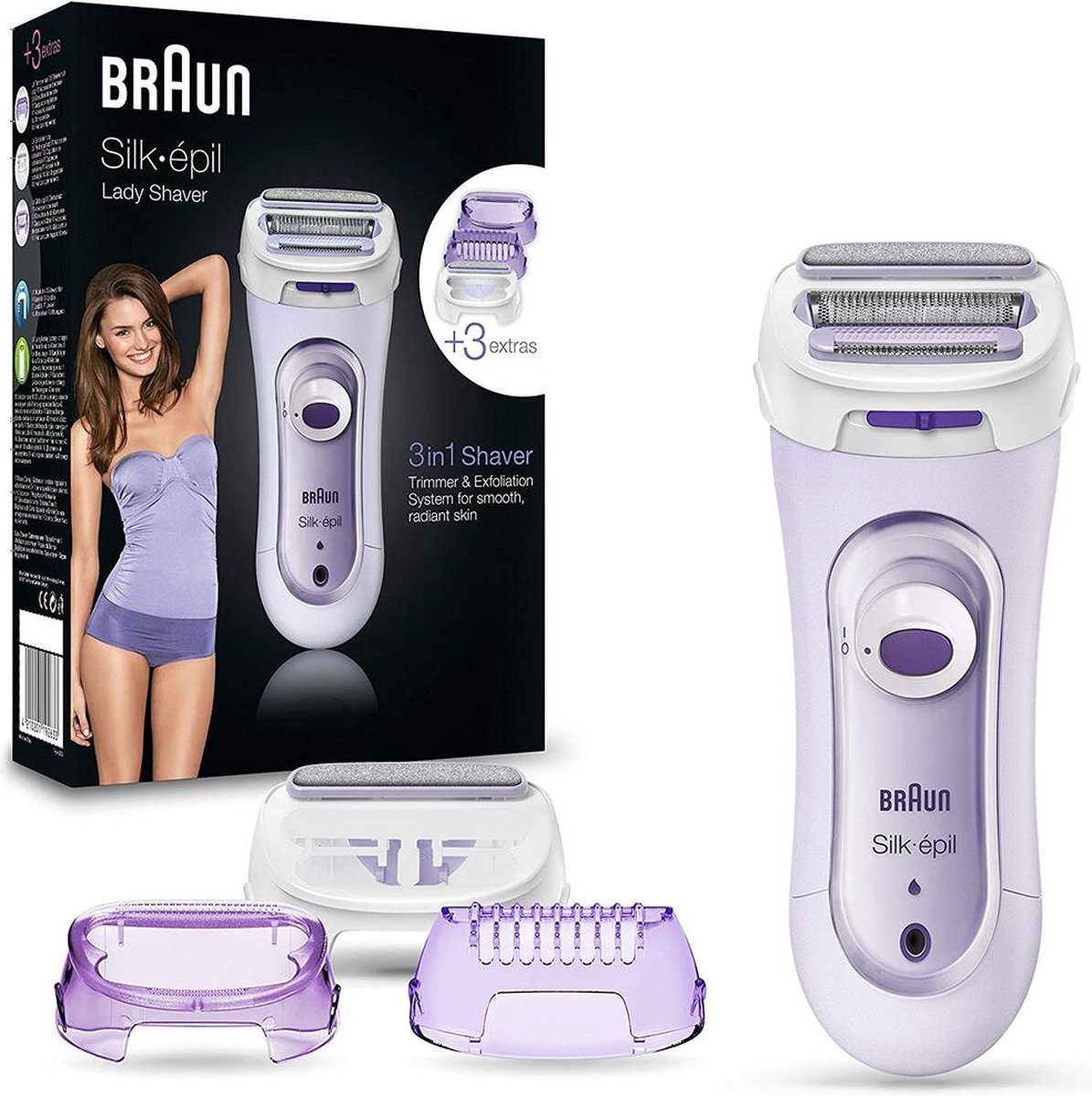 Braun Silk-épil 5-560 - Draadloze Ladyshaver