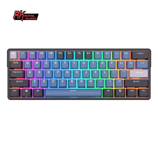 Royal Kludge RK61 Plus Tri Mode - Mechanisch RGB Gaming Toetsenbord met 61 Keys - 60% Lay-out